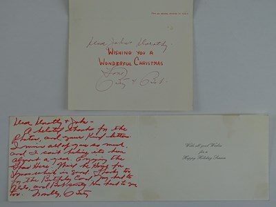 Lot 43 - BETTY GRABLE - A pair of vintage Christmas...