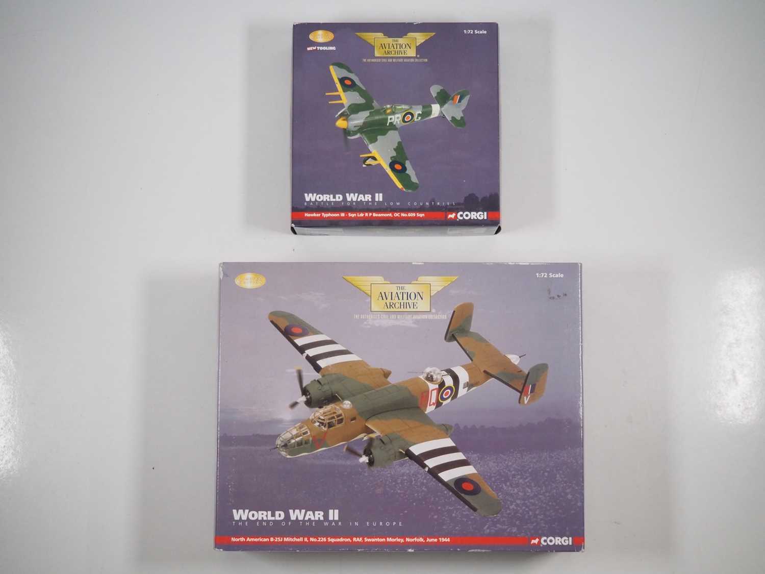 Lot 43 - A pair of CORGI Aviation Archive 1:72 scale...