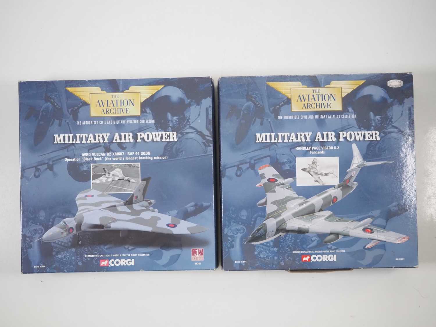 Lot 44 - A pair of CORGI Aviation Archive 1:72 scale...