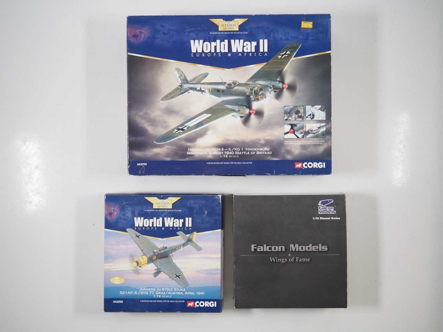 Lot 48 - A group of 1:72 scale WW2 German military...