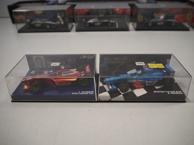Lot 9 - A group of HOTWHEELS and MINICHAMPS 1:43 scale...