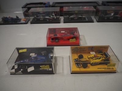 Lot 9 - A group of HOTWHEELS and MINICHAMPS 1:43 scale...