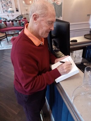 Lot 9 - Sir Geoffrey Boycott signed canvas with...