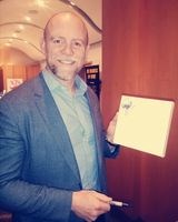 Lot 10 - Mike Tindall MBE signed canvas with artwork...