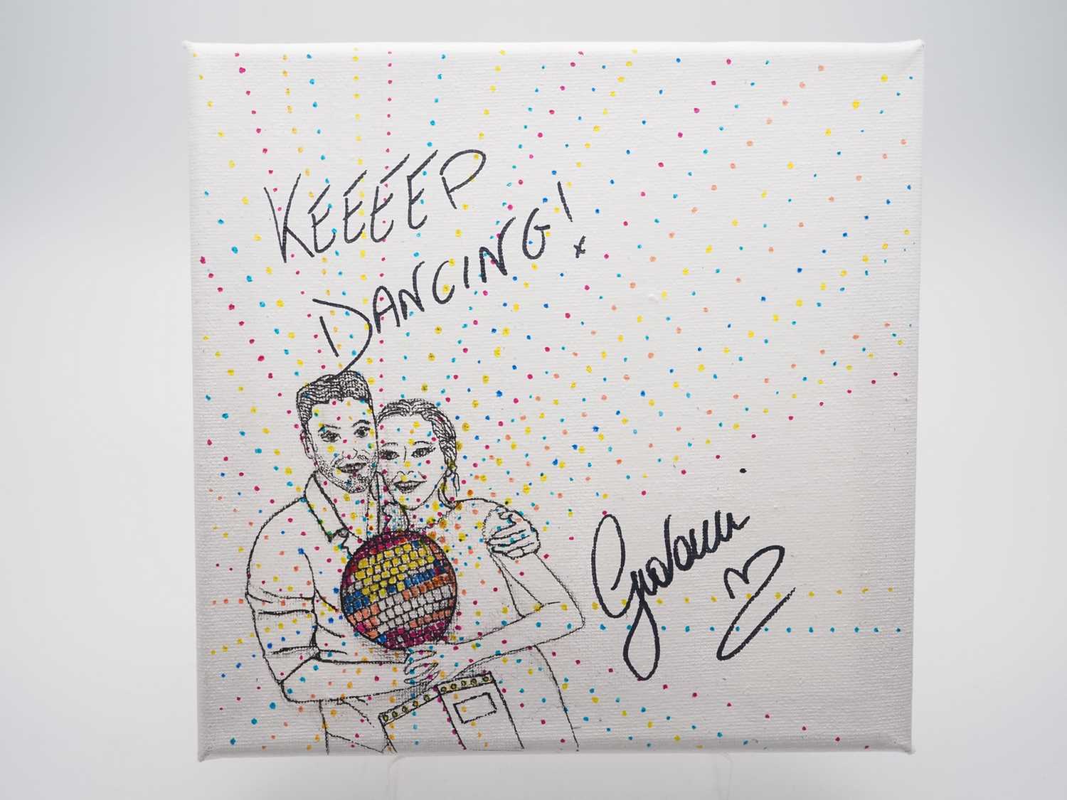 Lot 11 - Giovanni Pernice signed canvas with artwork...