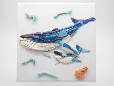 Lot 41 - Emily Shaw -'CLEAN OUR SEAS' - created using...