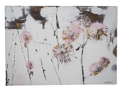 Lot 50 - Christine Coney 'WINTER SEED HEADS' - acrylic...