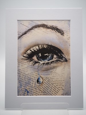 Lot 51 - Suzanne Phillips 'TEARDROP' - print - 5" x 7"...