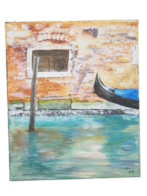Lot 56 - Marilyn Goodman 'VENICE' - oil on canvas -...