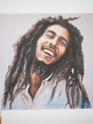 Lot 65 - Dhanraz Ramdharry - BOB MARLEY - 20/100 signed...