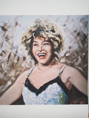 Lot 66 - Dhanraz Ramdharry - TINA TURNER - 6/100 signed...