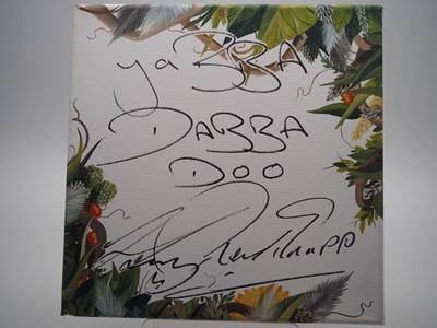 Lot 81 - Harry Redknapp signed canvas 'Yabba Dabba Doo'...