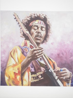 Lot 90 - Dhanraz Ramdharry 'JIMI HENDRIX' - - 2/100...