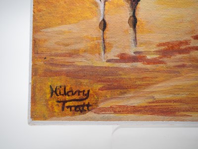 Lot 100 - Hilary Tratt 'THREE BIRDS' - acrylic on canvas...