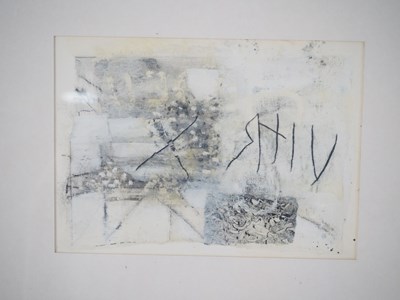 Lot 103 - Bonnie Brown 'SAINTE GRAFFITI I' - oil and...
