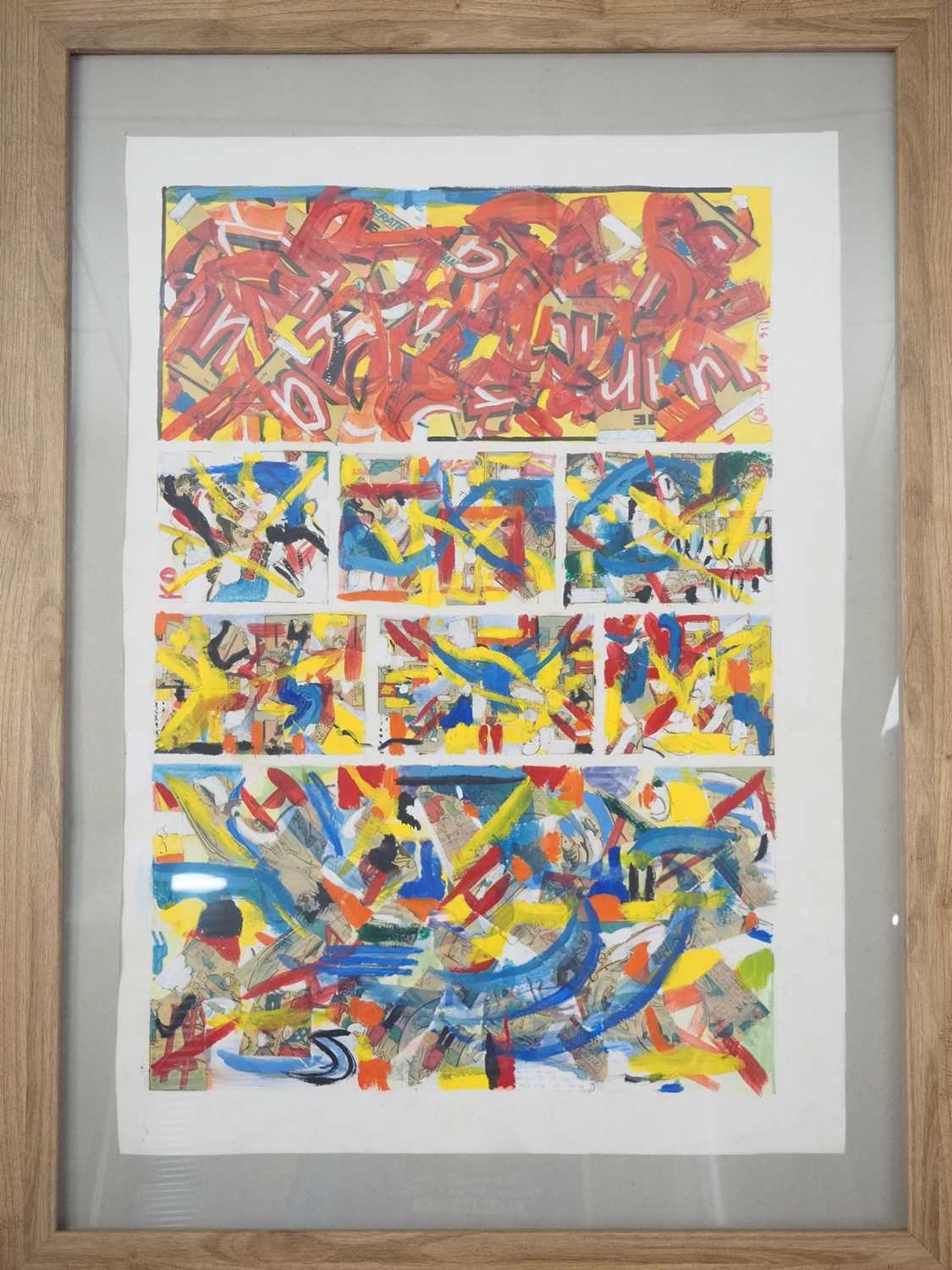 Lot 109 - Neville Cooper 'DANDY' - acrylic/mixed media...