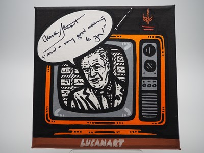 Lot 142 - Alistair Stewart OBE signed canvas with...