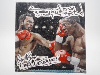 Lot 150 - Chris Eubank and Nigel Benn - Image by Dhanraz...