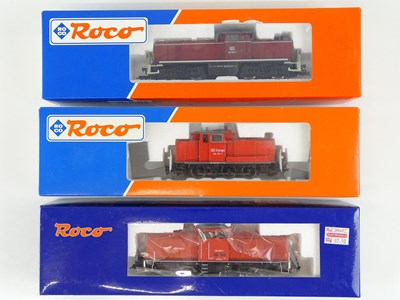Lot 122 - A group of HO Gauge German Outline diesel...