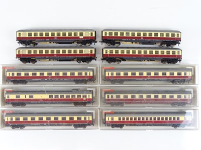 Lot 135 - A group of HO Gauge German Outline passenger...