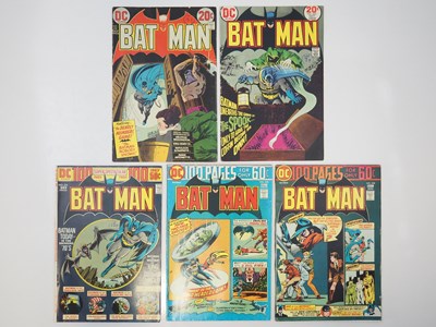 Lot 36 - BATMAN #250, 252, 254, 258, 259 (5 in Lot) -...