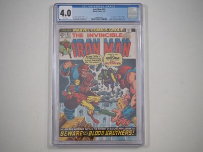 Lot 475 - IRON MAN #55 (1973 - MARVEL) - GRADED 4.0 (VG)...