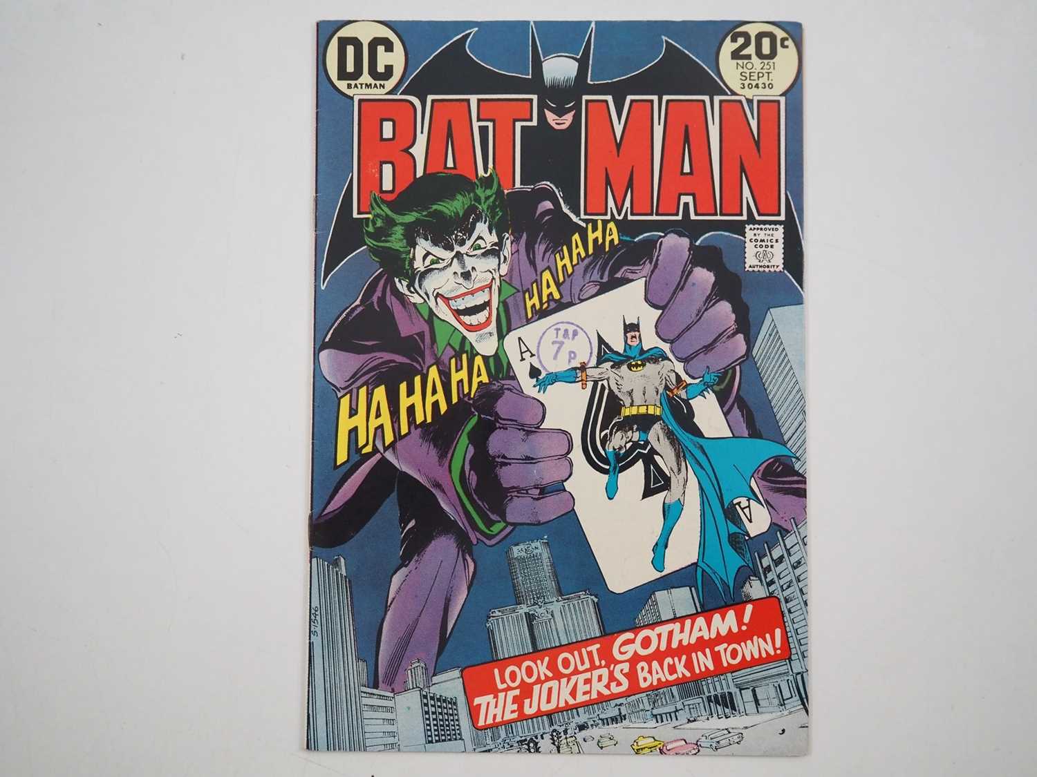 Lot 684 - BATMAN #251 (1973 - DC) - Classic Joker cover...