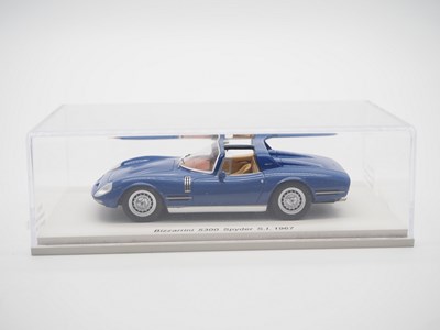 Lot 14 - A pair of hand built 1:43 scale resin models...