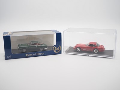 Lot 18 - A pair of 1:43 scale hand built resin models...