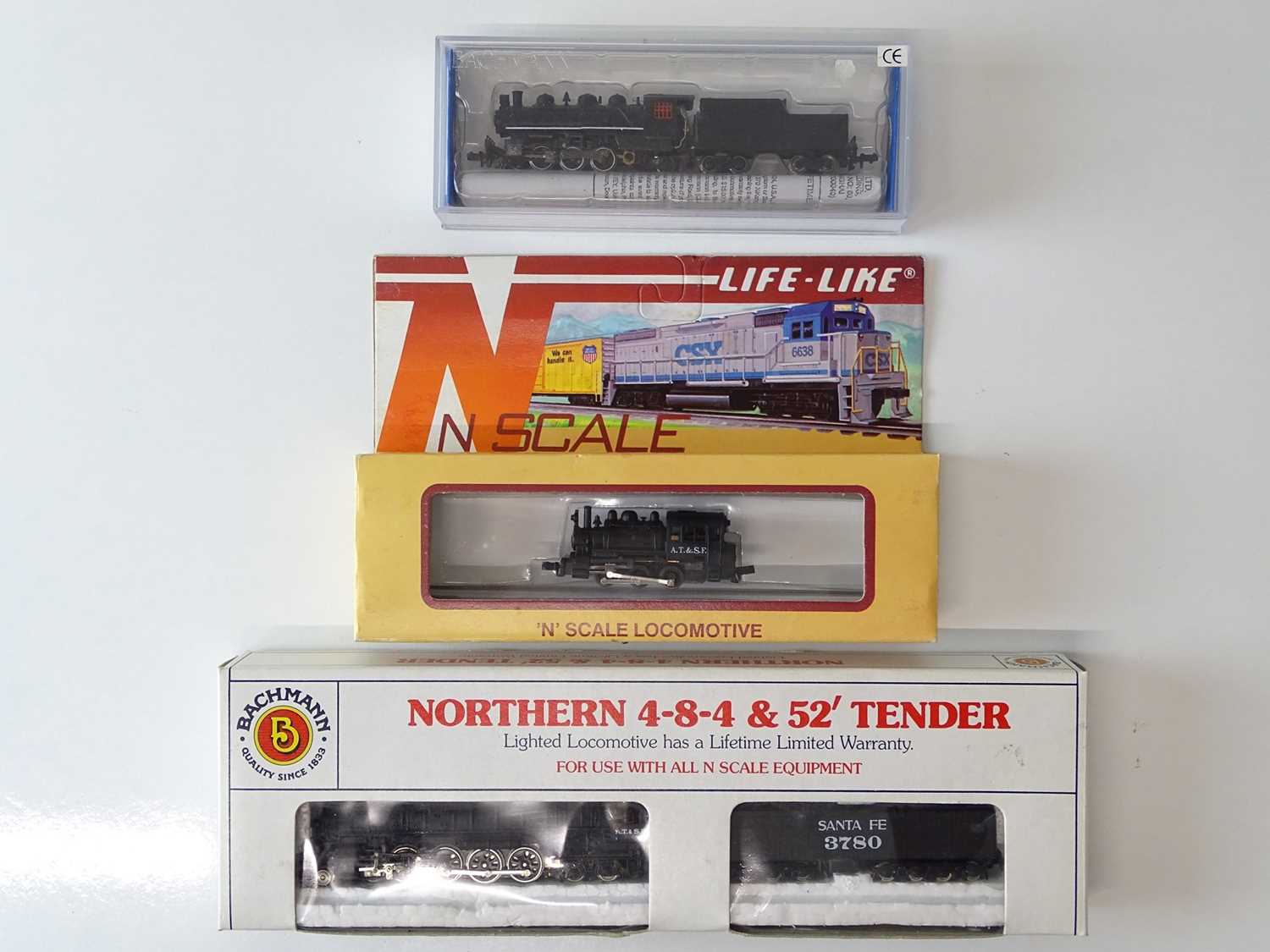 Lot 20 - A group of N Gauge American Outline steam...