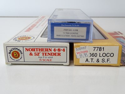 Lot 20 - A group of N Gauge American Outline steam...