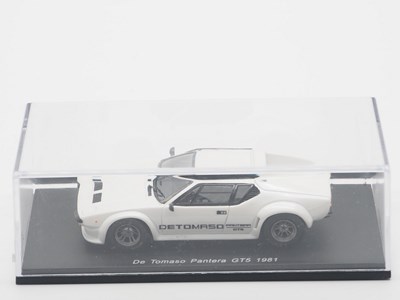 Lot 24 - A pair of hand built 1:43 scale resin models...