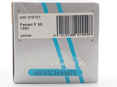 Lot 26 - A group of 1:43 scale models by MINICHAMPS,...