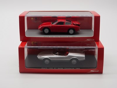 Lot 2 - A pair of hand built 1:43 scale resin models...