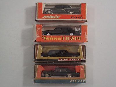 Lot 308 - A group of 1:43 scale Russian made (USSR)...