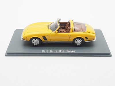 Lot 32 - A pair of hand built resin 1:43 scale models...