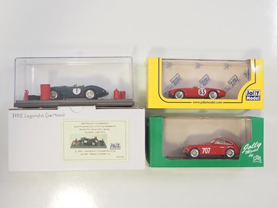 Lot 356 - A group of 1:43 scale hand built resin models...