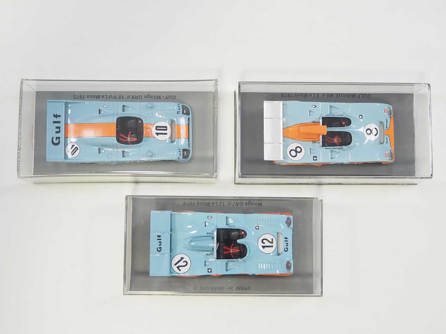 Lot 398 - A group of 1:43 scale hand built resin models...