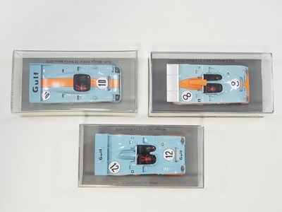 Lot 398 - A group of 1:43 scale hand built resin models...
