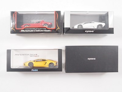 Lot 44 - A group of 1:43 scale models by KYOSHO and...