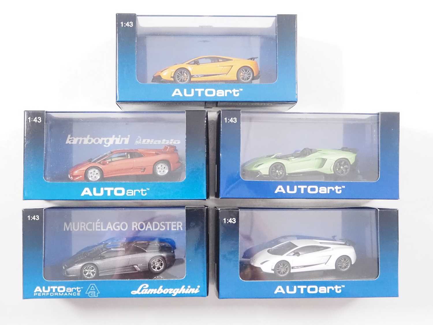 Lot 45 - A group of 1:43 scale models by AUTO ART,...