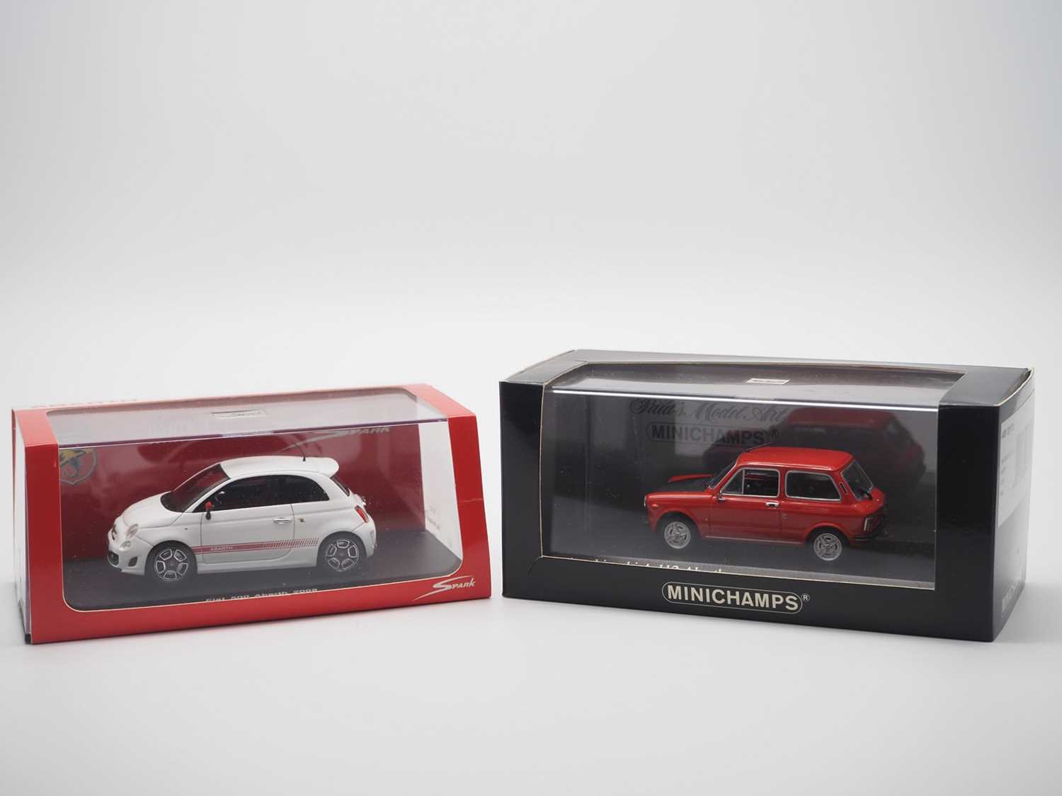 Lot 4 - A pair of hand built 1:43 scale resin models...