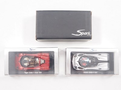 Lot 59 - A group of hand built 1:43 scale resin models...