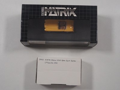Lot 63 - A pair of 1:43 scale, Ltd edition hand built...