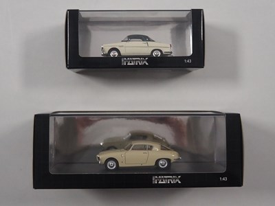 Lot 64 - A pair of 1:43 scale, Ltd edition hand built...