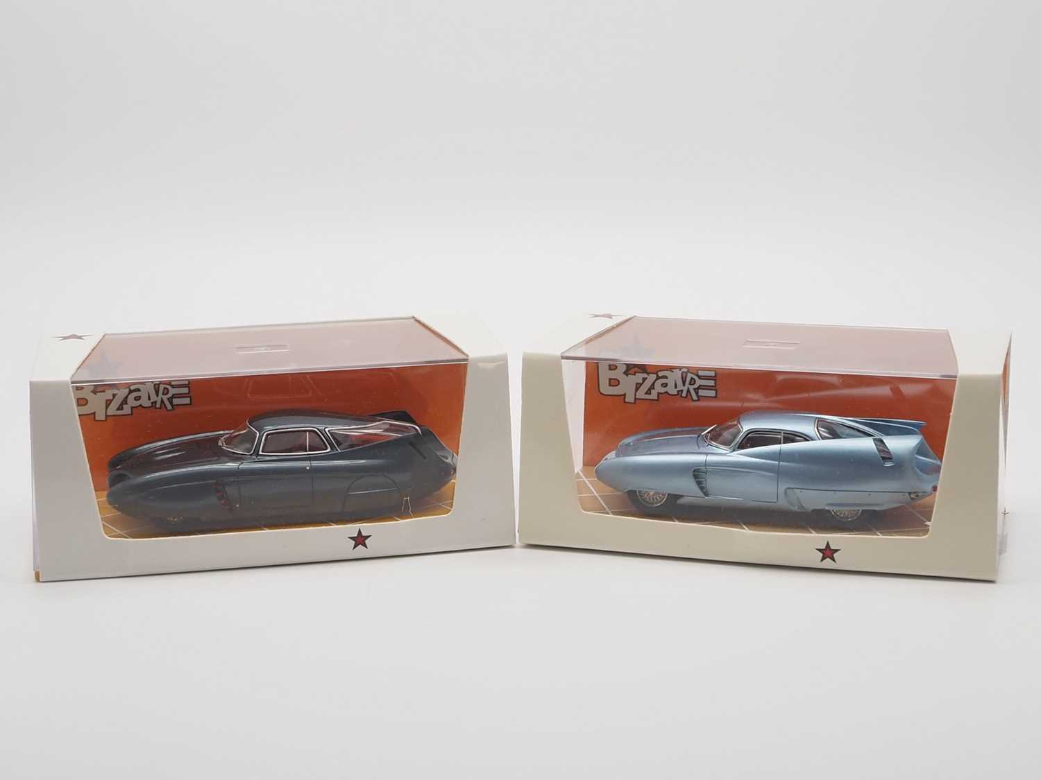 Lot 7 - A pair of hand built 1:43 scale resin models...