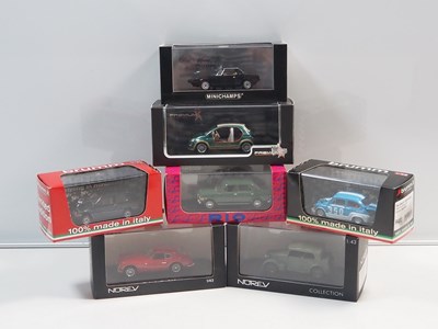 Lot 88 - A group of 1:43 scale models by MINCHAMPS, RIO,...