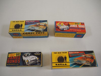 Lot 107 - A group of film and TV related CORGI Toys,...