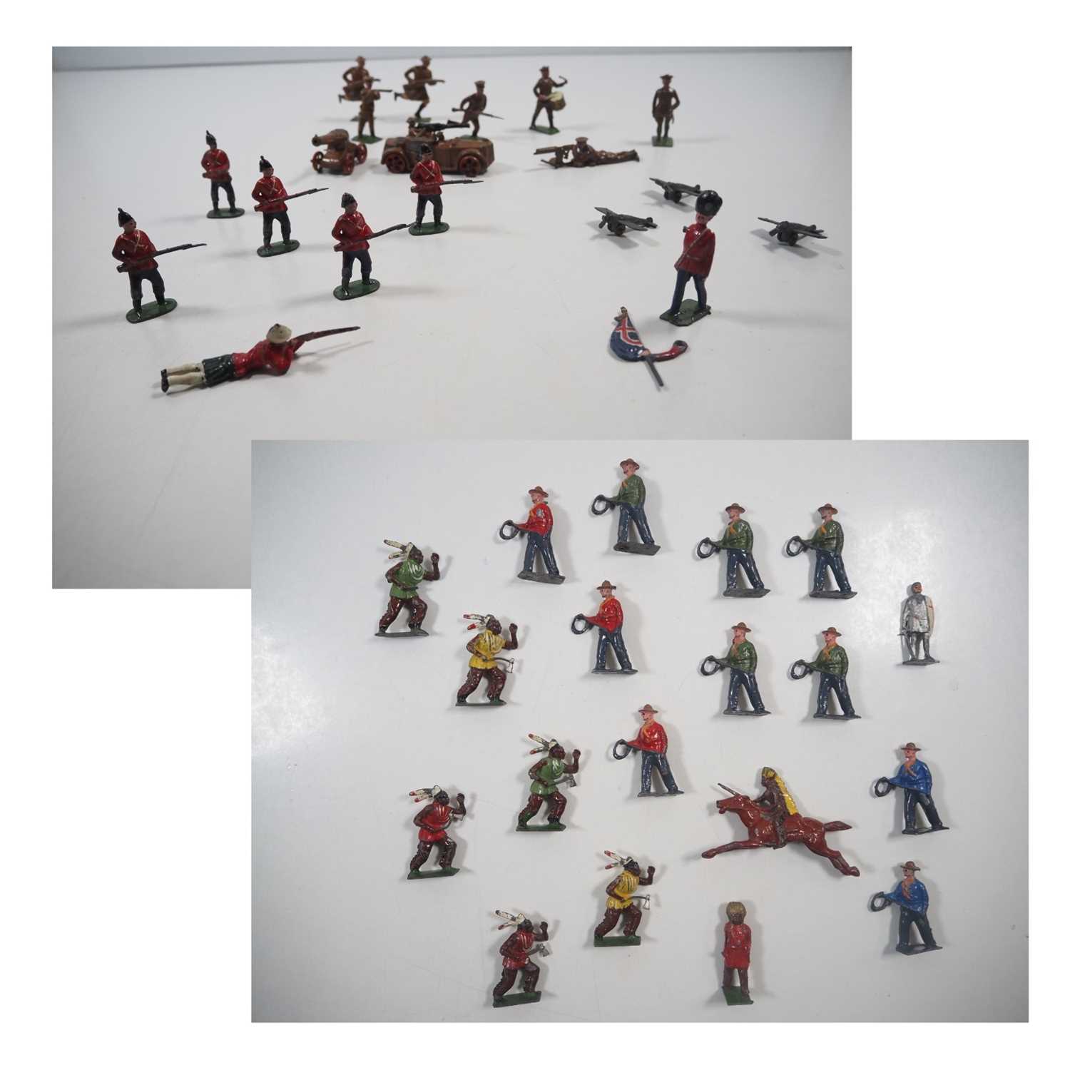 Lot 138 - A group of pre war BRITAINS and other unmarked...