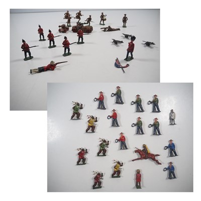 Lot 138 - A group of pre war BRITAINS and other unmarked...